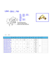 MDB-Z81/...* 90 European Standard 90 ° Open Inner Connector