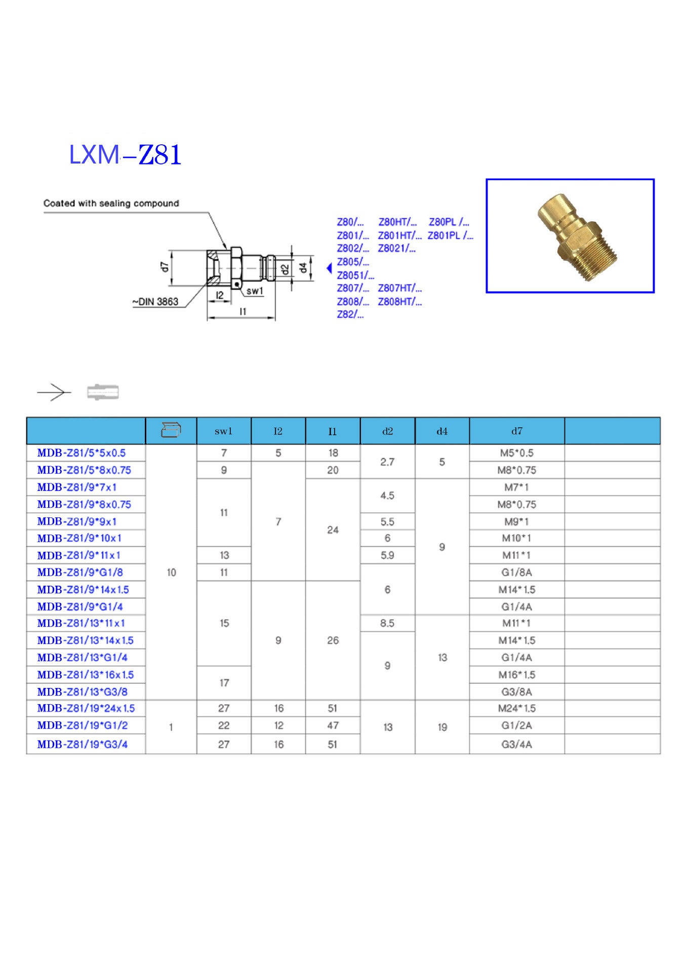 LXM-Z81 European Standard Open Inner Connector