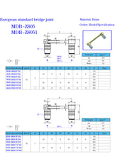 LXM-Z805/Z8051 European Standard Bridge Connector