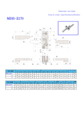 LXM-Z170 European Standard Plastic Mold Clamping Buckle Mold Parts Lock Wholesale Drag Hook Opening and Closing Device